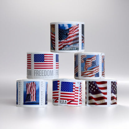🇺🇸✨ Limited Stock! Flag Stamps + Envelopes Set ✉️ Perfect for Small Biz & Weddings → Shop Now