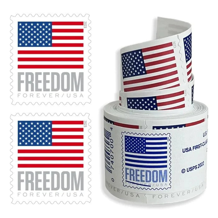 2024 US Flags Freedom Booklets Rolls