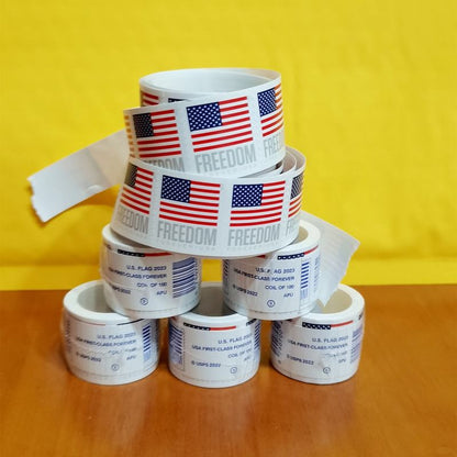 2025 US Flags Freedom Booklets Rolls