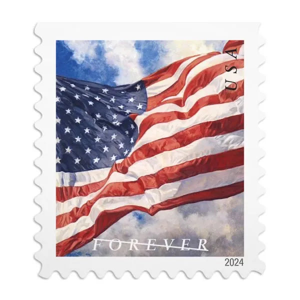 🇺🇸✨ Limited Stock! Flag Stamps + Envelopes Set ✉️ Perfect for Small Biz & Weddings → Shop Now